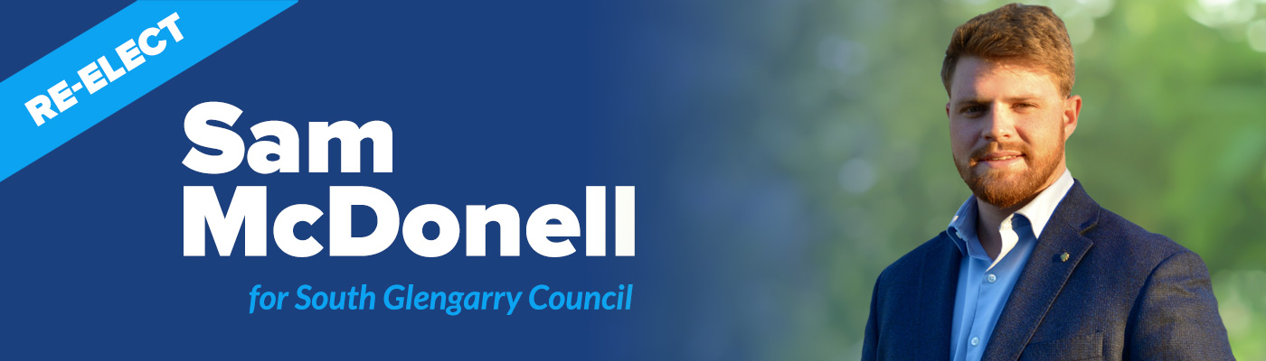 Sam McDonell for South Glengarry Council
